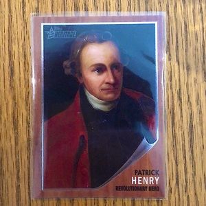 2009 Topps Heritage Patrick Henry Revolutionary Hero   /1776